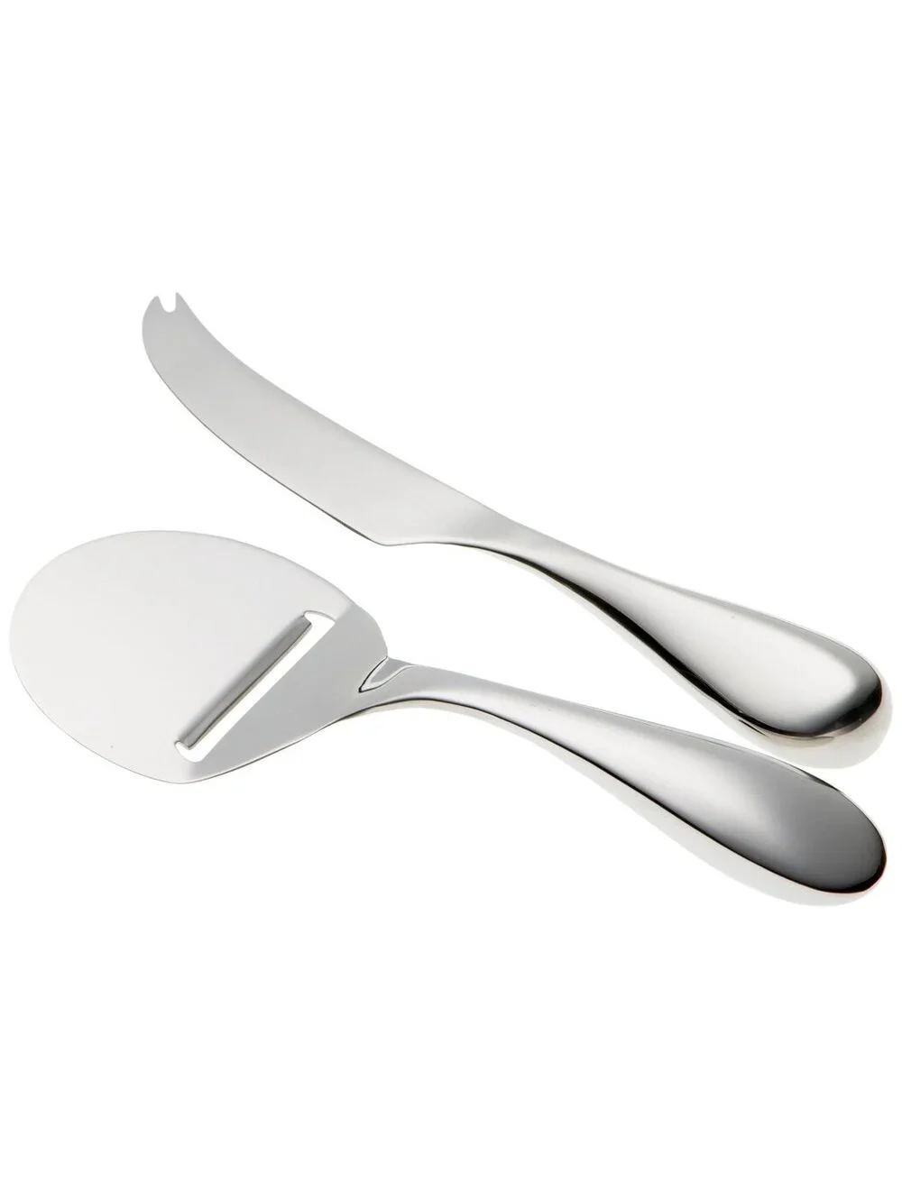 New Yamazaki Tantalyn Glossy 2 pc Cheese Serving Set Slicer and Knife Gift Boxed